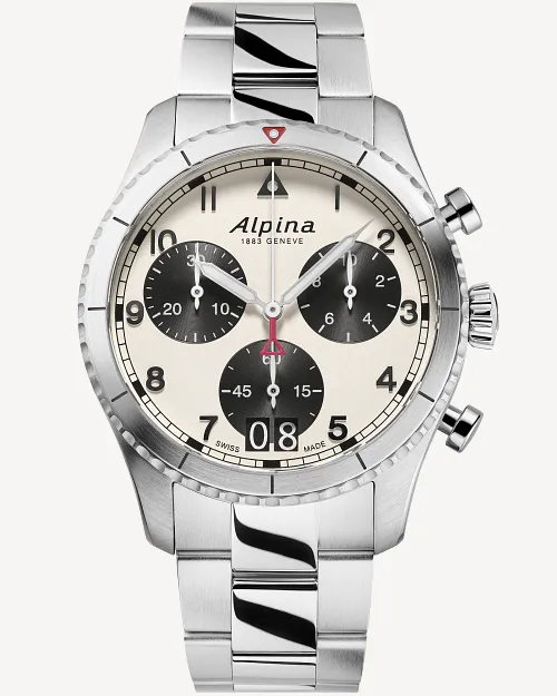 Pilot Chronograph Big Date Watch AL-372WB4S26B | Alpina Watches US Pilot Chronograph Big Date Watch AL-372WB4S26B | Alpina Watches US